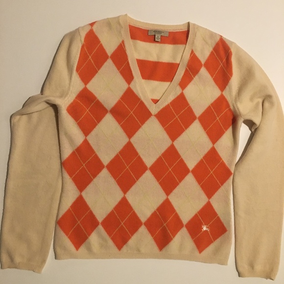 Burberry London V-neck Wool Pullover - Picture 4 of 7